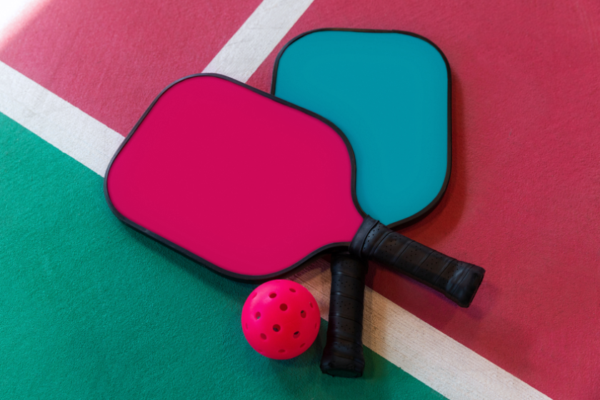 An image of two pickleball paddles